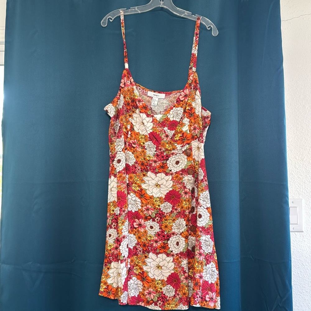 Floral Spaghetti Strap Dress